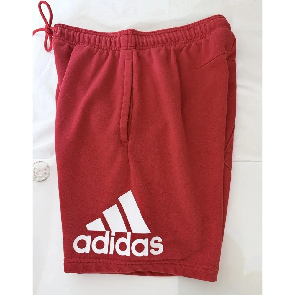 Adidas Fleece Shorts‎ Lot of 2 Mens M Cotton Active Sports Athleisure